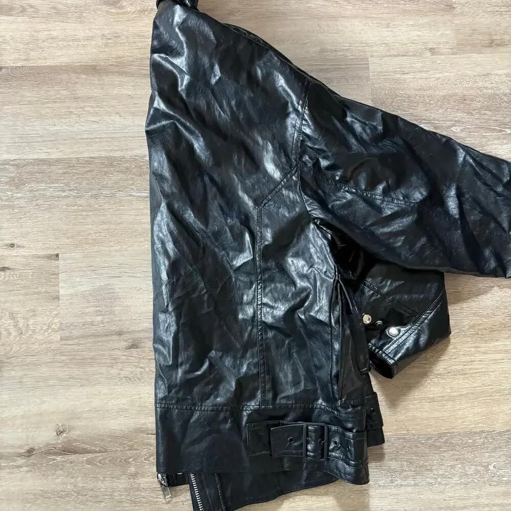 Zara Faux Leather Jacket - Picture 8 of 8